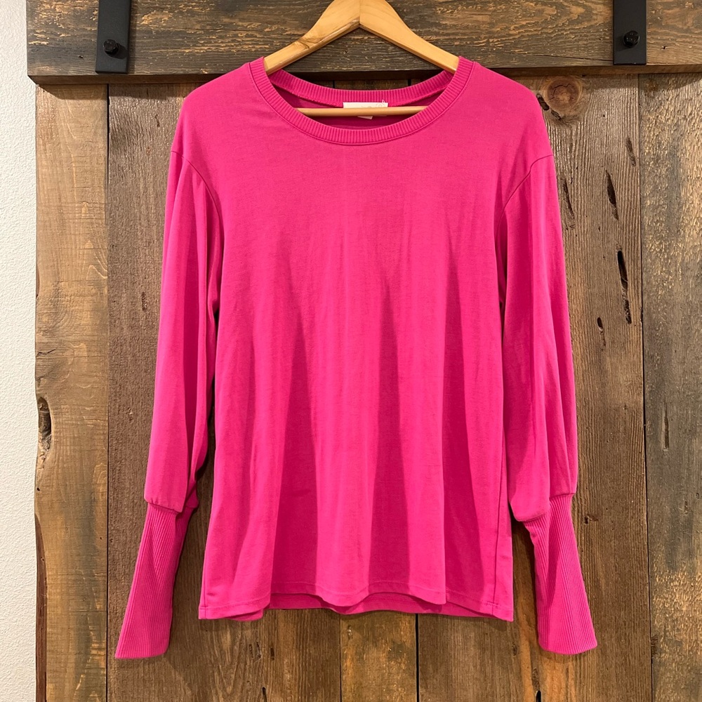 Treasure & Bond (Nordstrom) Pink L/S Top Shirt XS